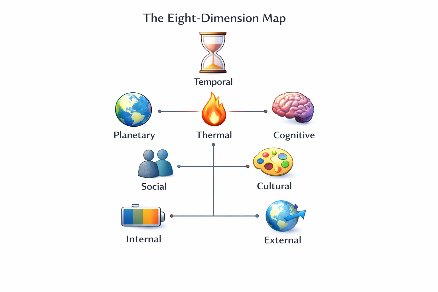Ambient Viability Map — Eight Dimensions