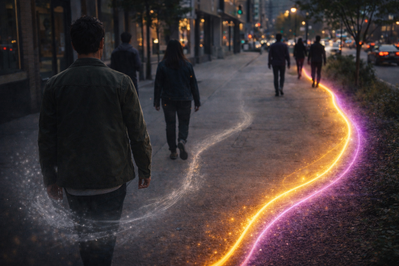 Canonical transition from Purple definition to Yellow navigation