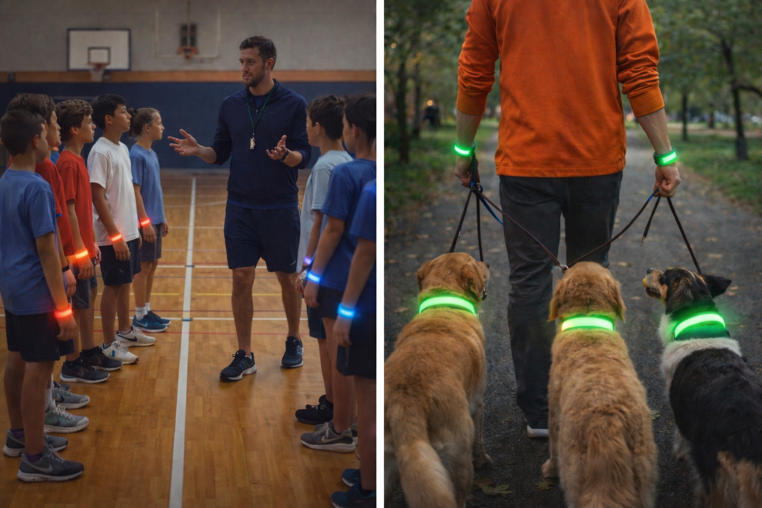 Gym teams and dog-walker group field