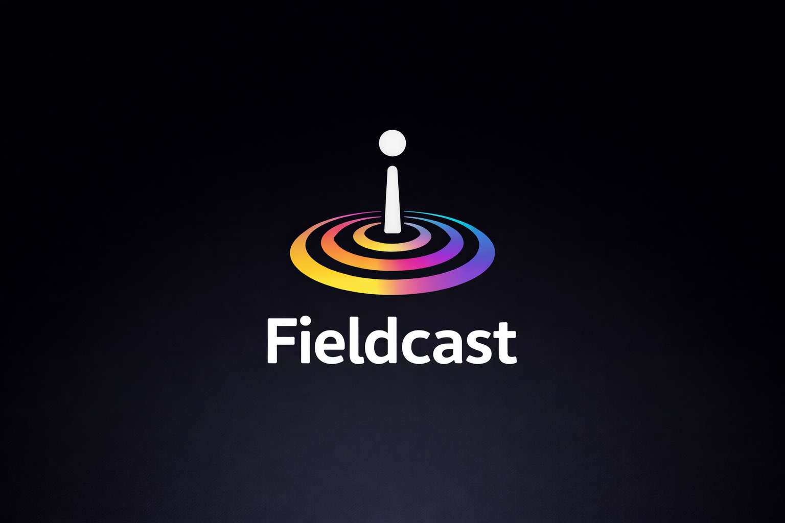 Fieldcast black logo