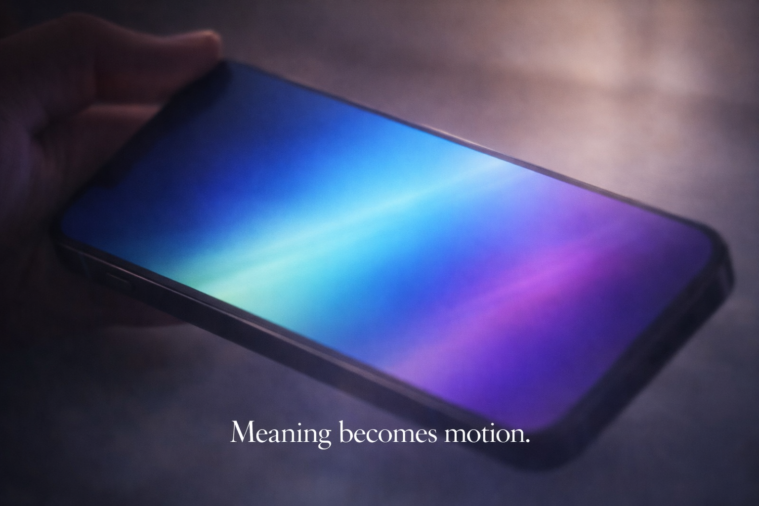 Ambient Phone interface example 1