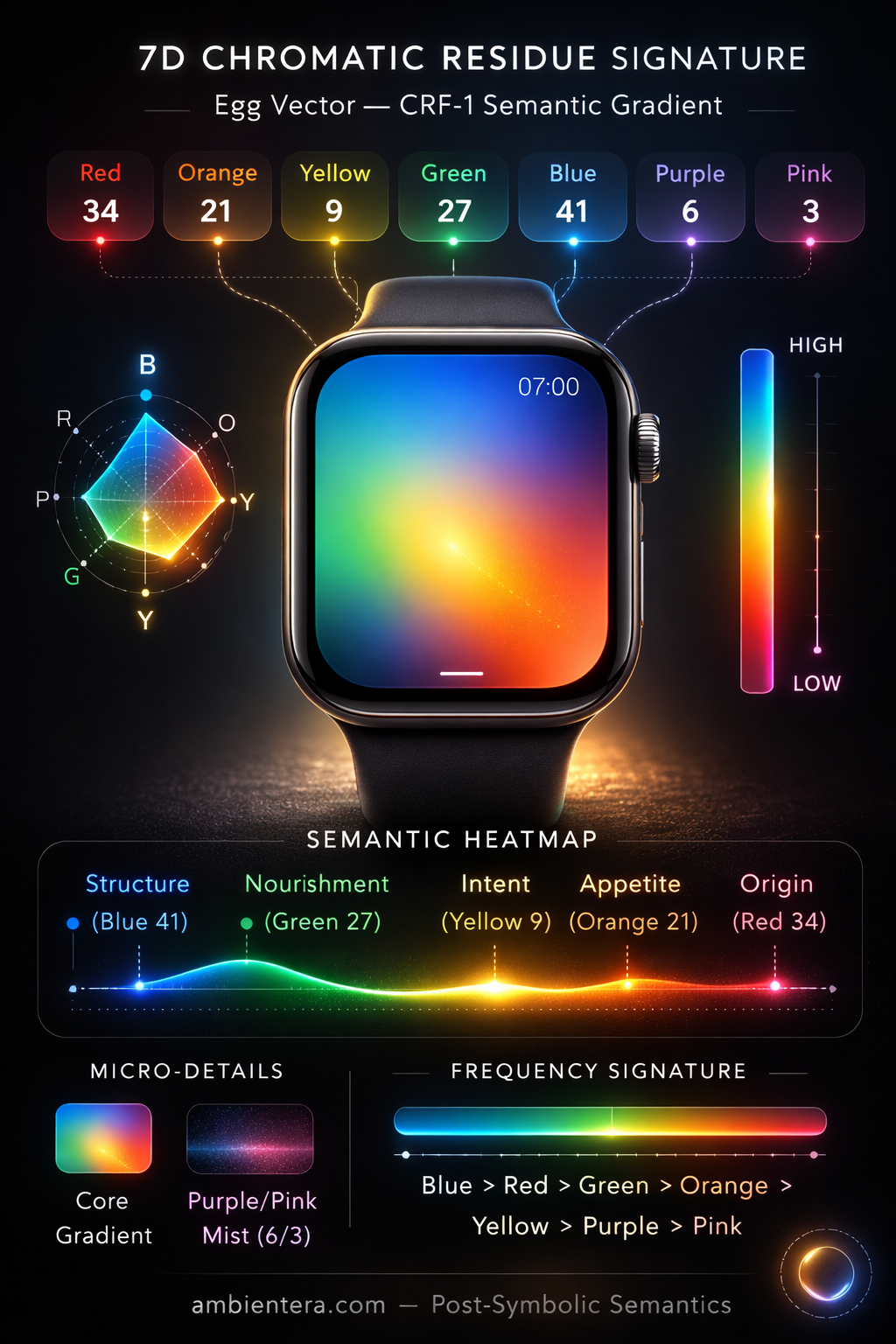7D Chromatic Residue Signature — Ambient Phone Canon